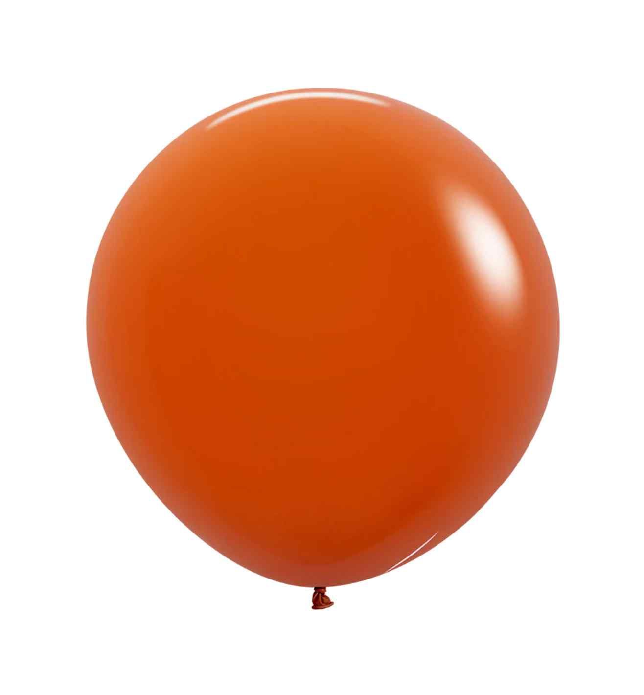 24" Sempertex Fashion Sunset Orange 3ct