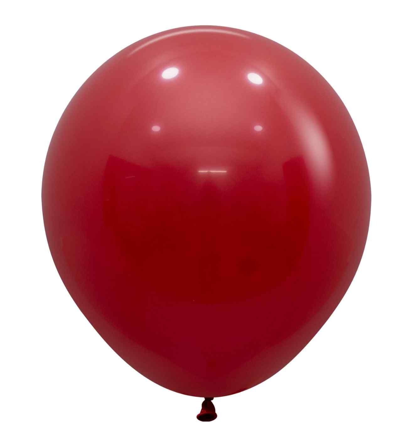 18" Sempertex Fashion Imperial Red Latex Balloons 25ct