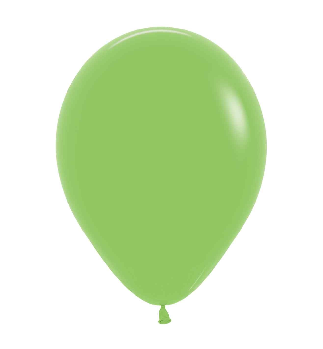 12" Sempertex Lime Green Latex Balloons 50ct