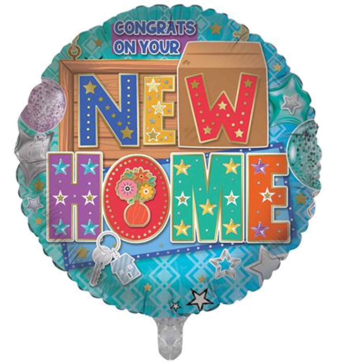 18" New Home Trad Foil Balloon
