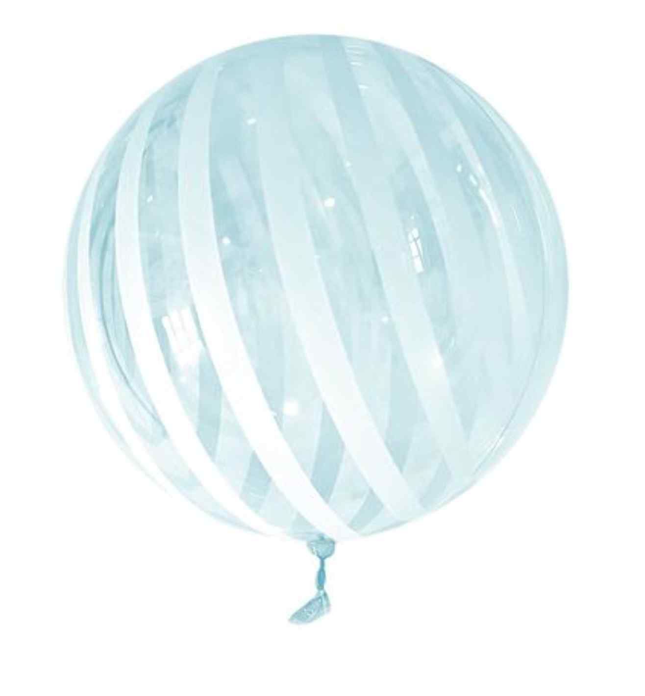 18" Vortex Blue Striped