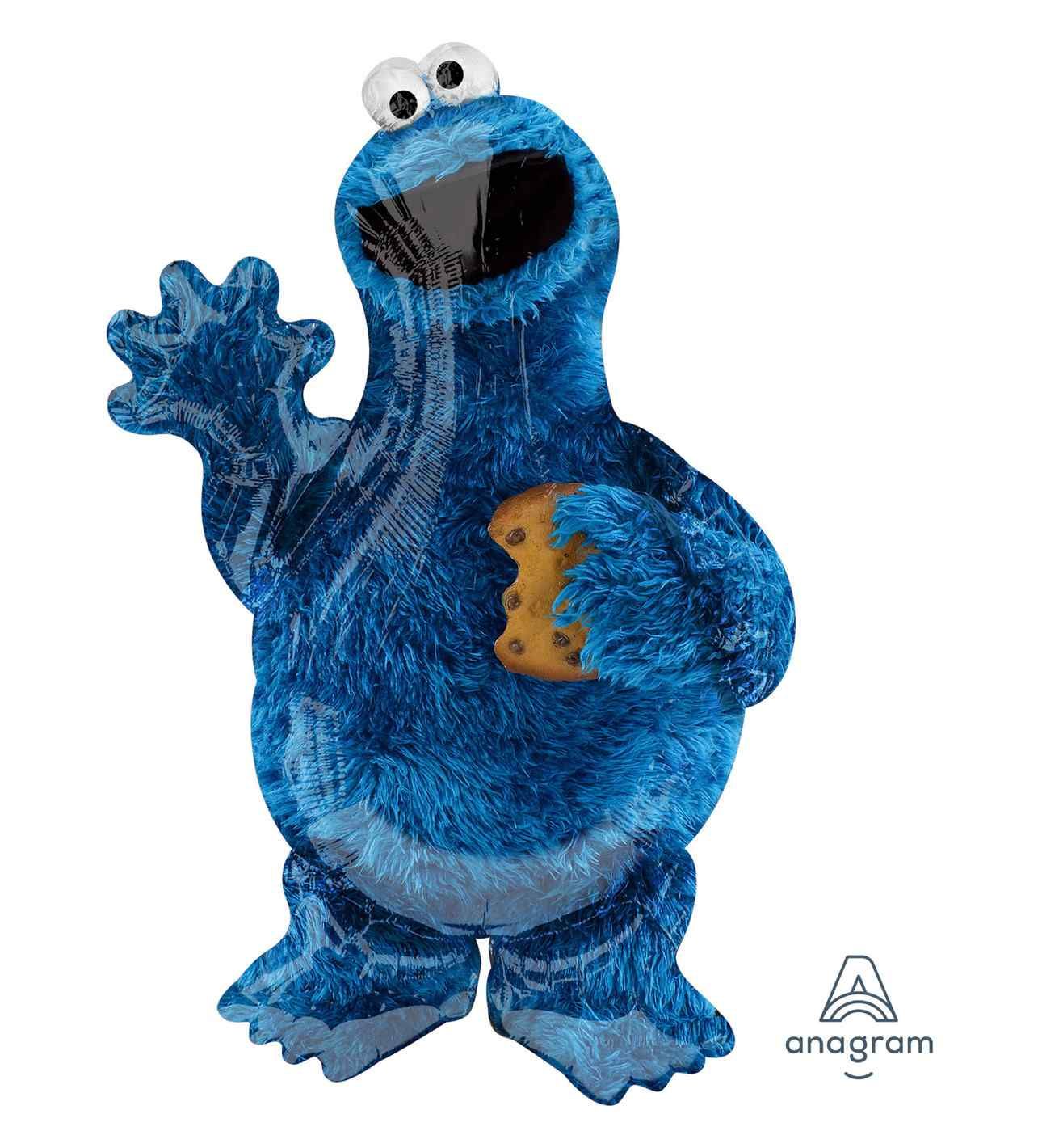 Sesame Street Cookie Monster Supershape 23 x 35in