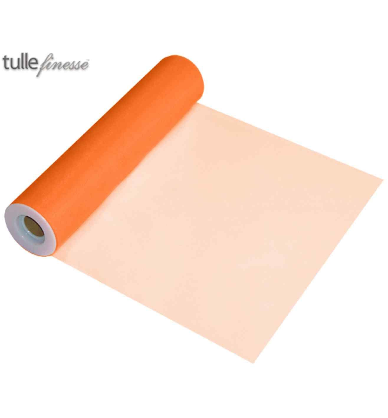 Tulle Finesse Orange 12" x 25yds