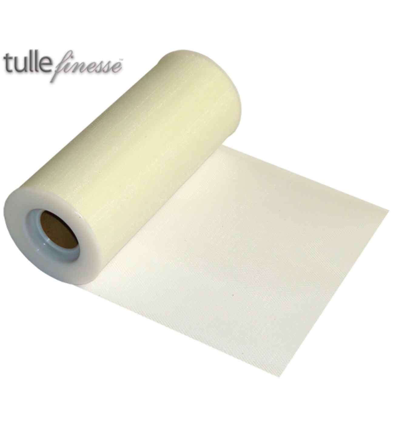 Tulle Finesse Ivory 6" x 25yds