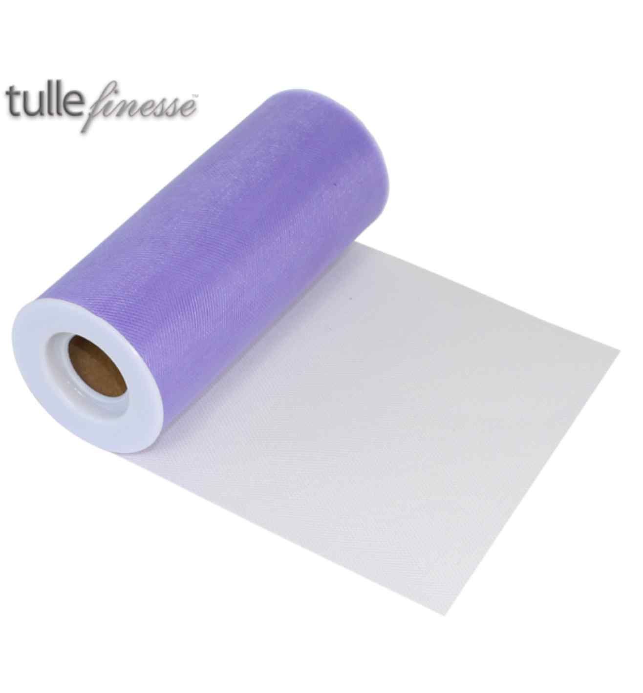 Tulle Finesse Lavender 6" x 25yds