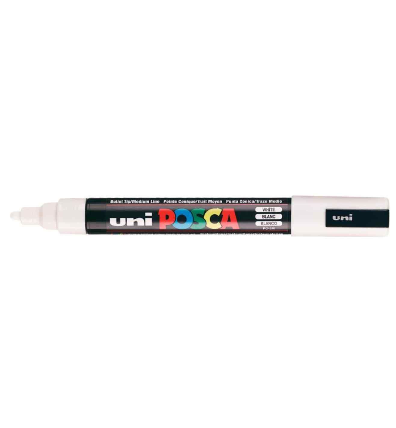White POSCA Medium Bullet Tip