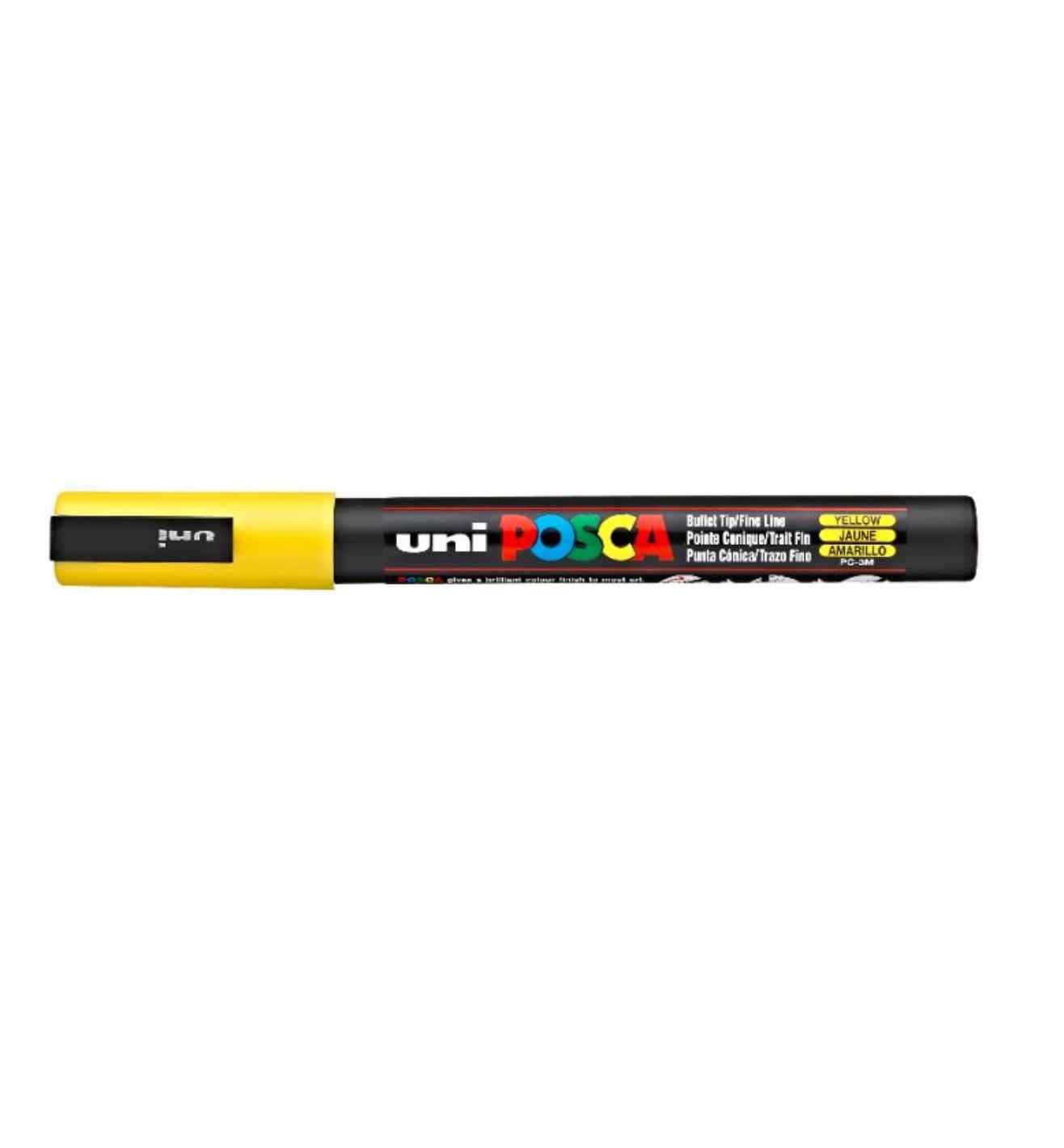 Yellow POSCA Fine Bullet Tip