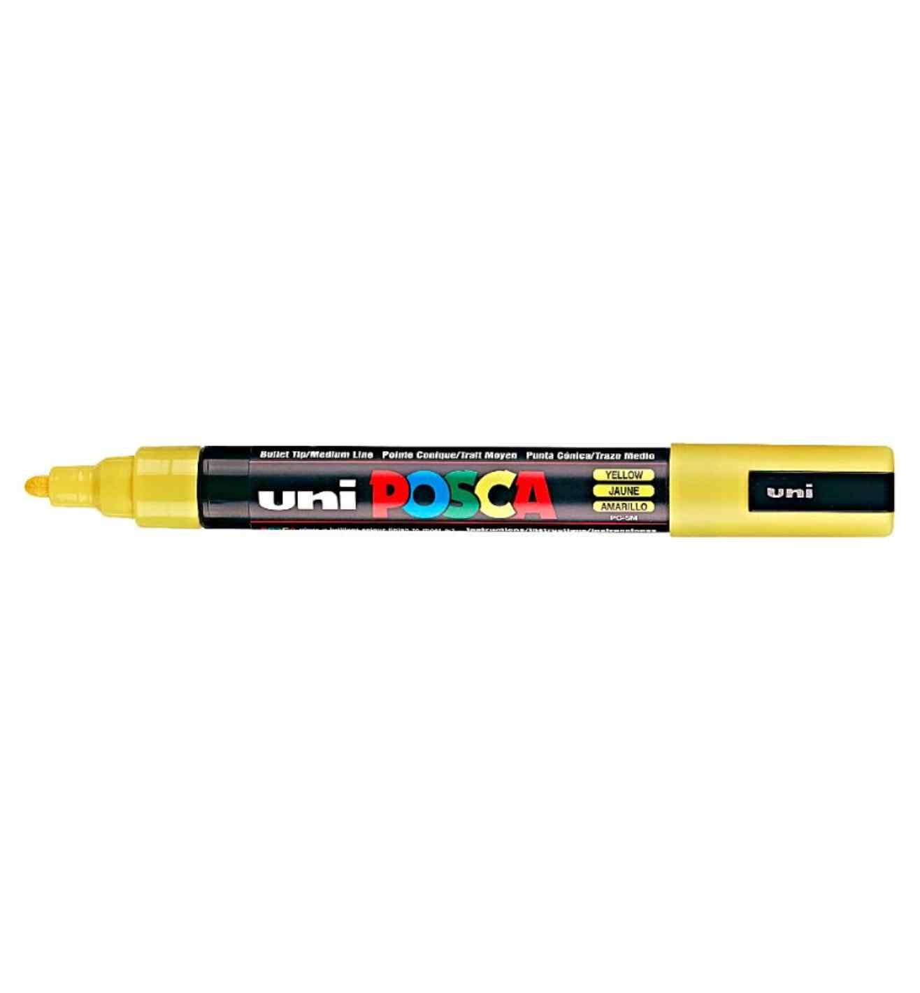Yellow POSCA Medium Bullet Tip