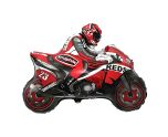 12" x 9" Flexmetal Moto Racing Red Mini