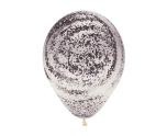 12" Sempertex Crystal Clear Graffiti Marble 25ct