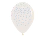 12" Sempertex Crystal Pastel Small Dots 25ct.