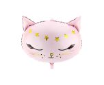 14" Party Deco Pink Star Cat Shape