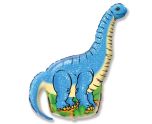 43" x 26" Flexmetal Diplodocus Blue Supershape