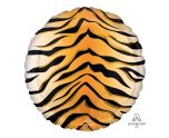18" Animalz Tiger Print Foil Balloon