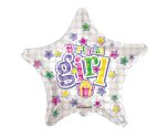 18" Birthday Girl Star Foil Balloon