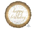 18" Happy Birthday Confetti Fun Foil Balloon
