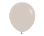 18" Sempertex Fashion Solid White Sand 25ct.