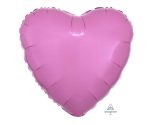 17" Metallic Pink Heart Foil Balloon Anagram - Unpackaged