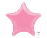 17" Metallic Pink Star Foil Balloon Anagram - Unpackaged