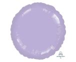17" Pastel Lilac Round Foil Balloon Anagram - Unpackaged