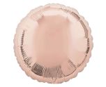 17" Rose Gold Round Foil Balloon Anagram - Unpackaged