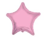 18" Solid Baby Pink Star