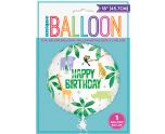 18" Unique Party Animal Safari Foil Balloon