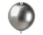 19" Gemar Shiny Silver Latex 25ct