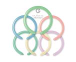 2" Gemar Macaron Ast Modelling Balloon 100ct