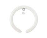 2" Gemar White Modelling Balloon 100ct