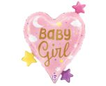 Betallic Baby Girl Hearts Stars Foil