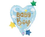 Betallic Baby Boy Hearts Stars Foil