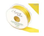Eleganza Double Faced Satin 25mm x 20m Yellow