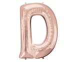 34" Anagram Rose Gold Letter D