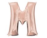 34" Anagram Rose Gold Letter M