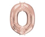 34" Anagram Rose Gold Letter O