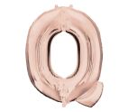 34" Anagram Rose Gold Letter Q