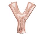 34" Anagram Rose Gold Letter Y