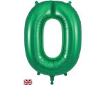 34" Green Number 0 Oaktree