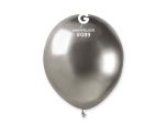 5" Gemar Shiny Silver Latex 50ct