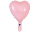 9" Oaktree Matte Pink Heart 5pcs