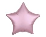17" Amscan Metallic Pastel Pink Star Foil Balloon
