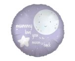 17" Amscan Mummy Moon Foil Balloon