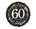 17" Amscan Sparkling Celebration 60th Birthday Foil Balloon