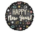 18" Confetti New Year Satin Foil Balloon