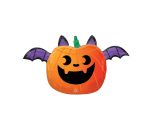 26" Fun and Spooky Pumpkin Bat Foil Balloon