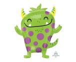 Happy Monster Supershape Foil Balloon
