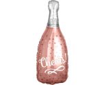 Cheers Rosé Shape Foil Balloon