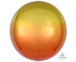15" Ombre Yellow & Orange Orbz