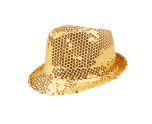 Gold Popstar Sequin Hat